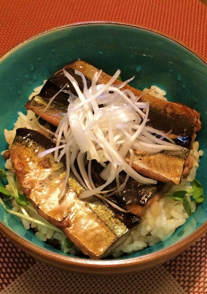 秋刀魚のかば焼き丼-レシピのメイン写真