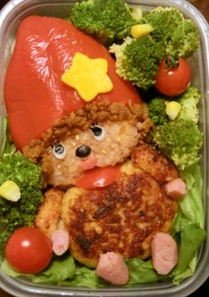 森の小人モンチッチ☆キャラ弁-レシピのメイン写真