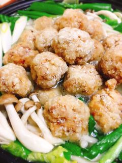 やみつき肉団子鍋♪冬 -レシピのメイン写真