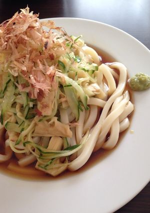 【ファミマ】冷やしうどんいかがですか？-レシピのメイン写真
