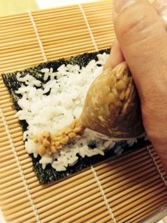 納豆巻き☆納豆をキレイにのせる方法☆-レシピのメイン写真