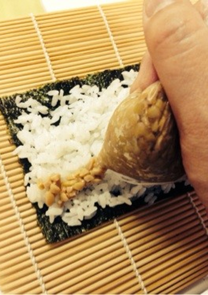 納豆巻き☆納豆をキレイにのせる方法☆-レシピのメイン写真