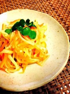 【5分】じゃがいもと人参deレンジナムル-レシピのメイン写真