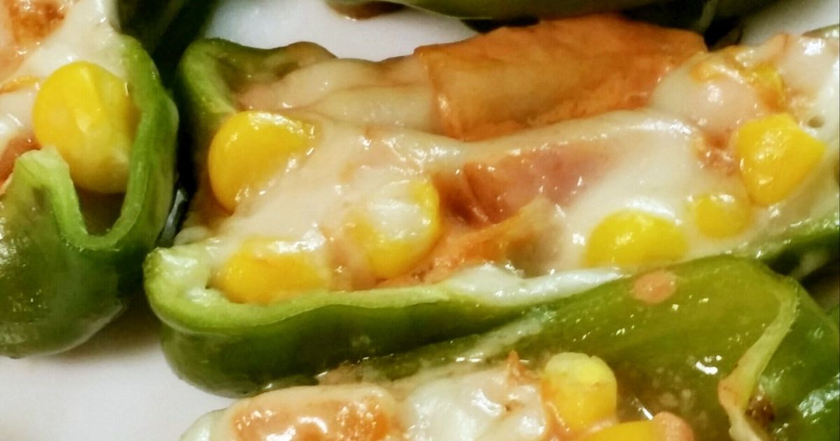 子ども喜ぶ☆ポテト入りピーマンピザ by ゆんやともも 【クックパッド