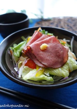５分で出来る☆がっつく♪サラダビーフ丼♪-レシピのメイン写真