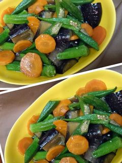 夏野菜の揚げびたし-レシピのメイン写真