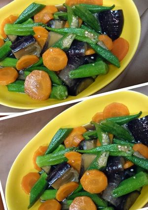 夏野菜の揚げびたし-レシピのメイン写真