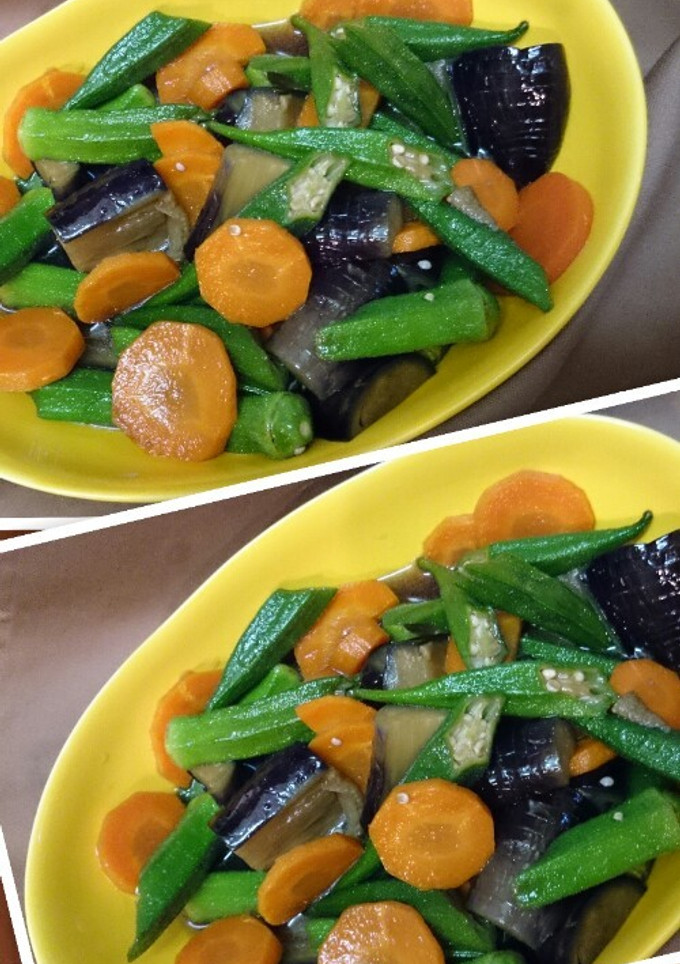 夏野菜の揚げびたし-レシピのメイン写真