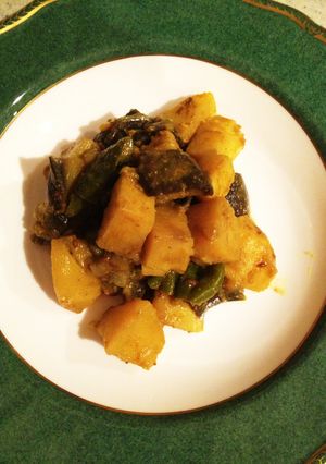 ポテトとナスのインドカレー家庭料理☆-レシピのメイン写真