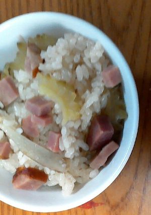 ゴーヤ炊きご飯-レシピのメイン写真