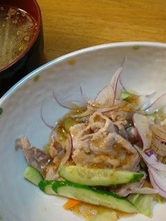 茹で豚のしゃぶしゃぶサラダ&もやしスープ-レシピのメイン写真