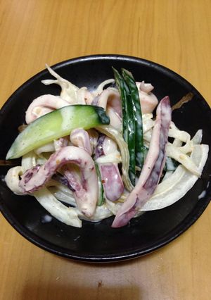 イカゲソサラダ-レシピのメイン写真