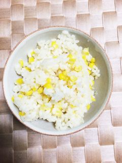 簡単!子どもも食べれるコーンごはん。-レシピのメイン写真
