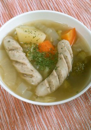 ウインナーで! 野菜ゴロゴロポトフ☆-レシピのメイン写真