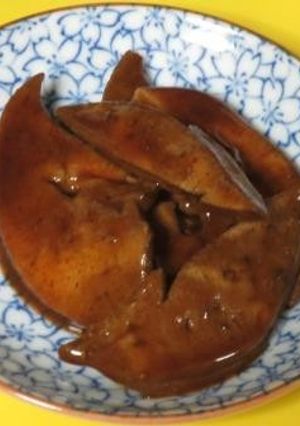 豚レバーを茹でてとんかつソースで-レシピのメイン写真
