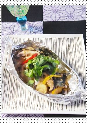 マスタード甘味噌deホイル塩サバ№1-レシピのメイン写真