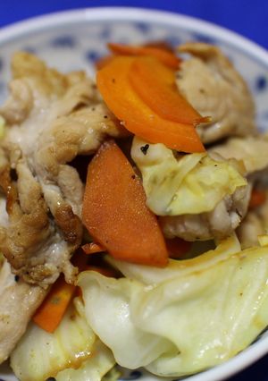 豚肉と人参キャベツの生姜風炒め-レシピのメイン写真