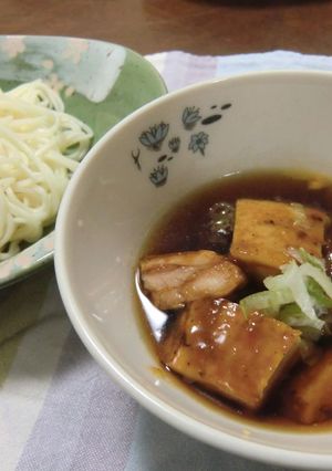 照り焼きチキンで簡単つけそうめんのタレ-レシピのメイン写真