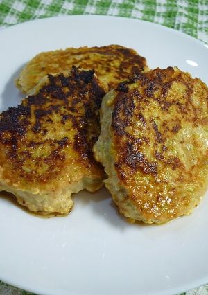簡単！ふわふわチキンキャベツハンバーグ-レシピのメイン写真