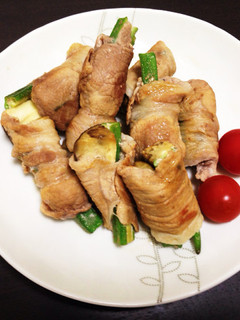 なすとオクラの豚肉巻き-レシピのメイン写真