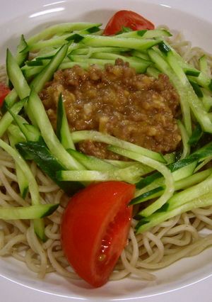 ピリ辛肉味噌蕎麦-レシピのメイン写真