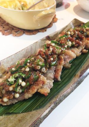 豚バラ〜オクラ梅肉ソース〜-レシピのメイン写真