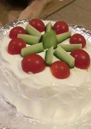 アレルギー持ちワンコ用バースディーケーキ-レシピのメイン写真