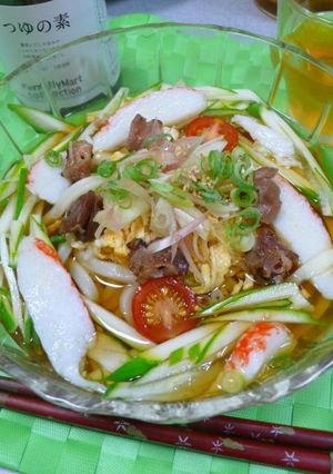 具だくさん冷やしうどん-レシピのメイン写真