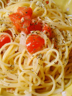 ツナトマトオニオンの冷製パスタ♪-レシピのメイン写真