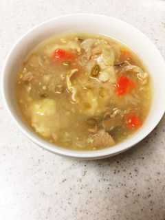 鍋任せ!簡単でお肌プルプル鶏スープ-レシピのメイン写真