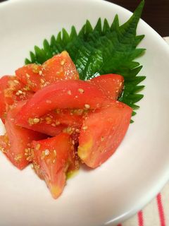 トマトのゴマ和え-レシピのメイン写真