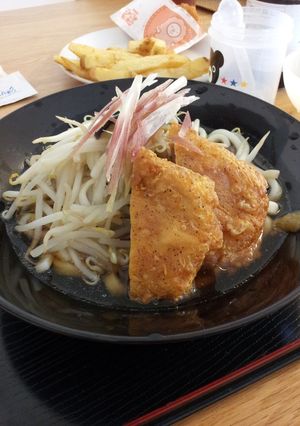 ファミコレ*スパイシーチキンうどん-レシピのメイン写真