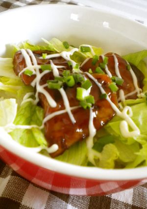 簡単ランチ♪さつまあげで照りマヨ丼-レシピのメイン写真
