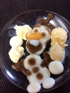白玉でオラフ〜-レシピのメイン写真