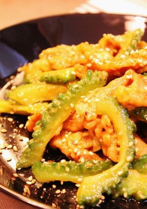 ☆ゴーヤと豚コマのカレーオイマヨ炒め☆-レシピのメイン写真