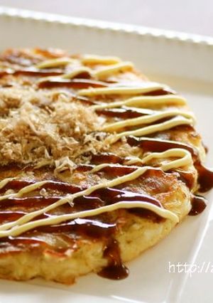 米粉お好み焼き明太もちチーズ-レシピのメイン写真