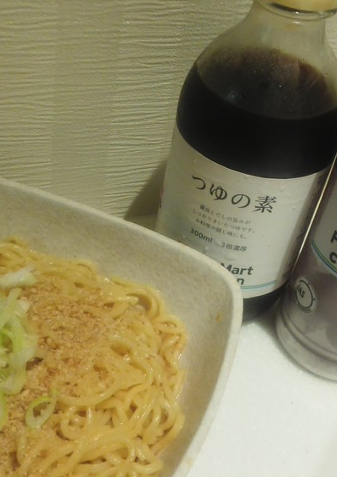 つゆの素で作る簡易ラーメン-レシピのメイン写真