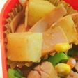 お弁当に!じゃがいも&ハムのカレーマヨ