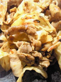 豚肉とキャベツのピリ辛味噌炒め゜+。-レシピのメイン写真