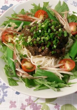 ♪黒ゴマ坦々そうめん♪-レシピのメイン写真