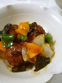 黒酢たれ肉だんごDE酢豚風-レシピのメイン写真