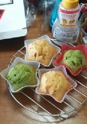 青汁粉末活用法! カップケーキ&クッキー-レシピのメイン写真