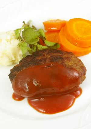 簡単！！スパイシーハンバーグ-レシピのメイン写真