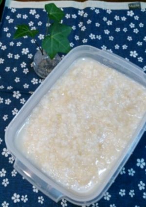 ♪夏バテ防止の特効薬！手作り甘酒♪-レシピのメイン写真