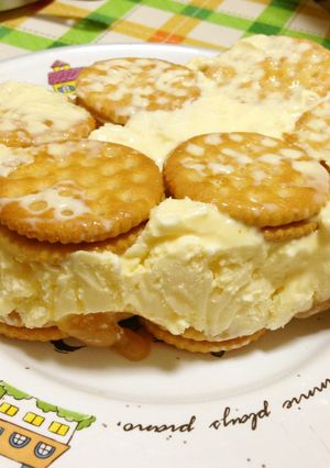 ファミコレでさくさくアイスケーキ-レシピのメイン写真