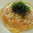 ヴィシソワーズと生ハムの和風冷製パスタ♪