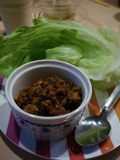 ピリ辛★納豆肉そぼろのレタス巻き-レシピのメイン写真