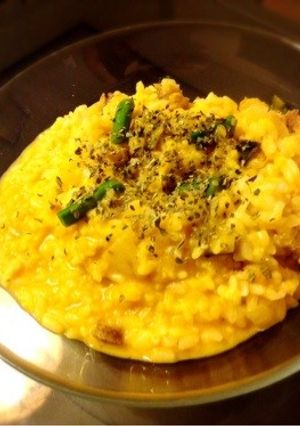 お野菜リゾット♪（カルボナーラ風にも♪）-レシピのメイン写真