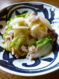 白菜と豚肉のあっさり塩炒め♪-レシピのメイン写真