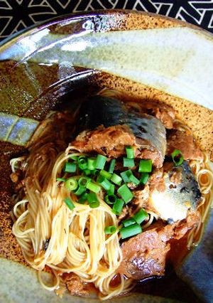 鯖缶で作る鯖そうめん！-レシピのメイン写真
